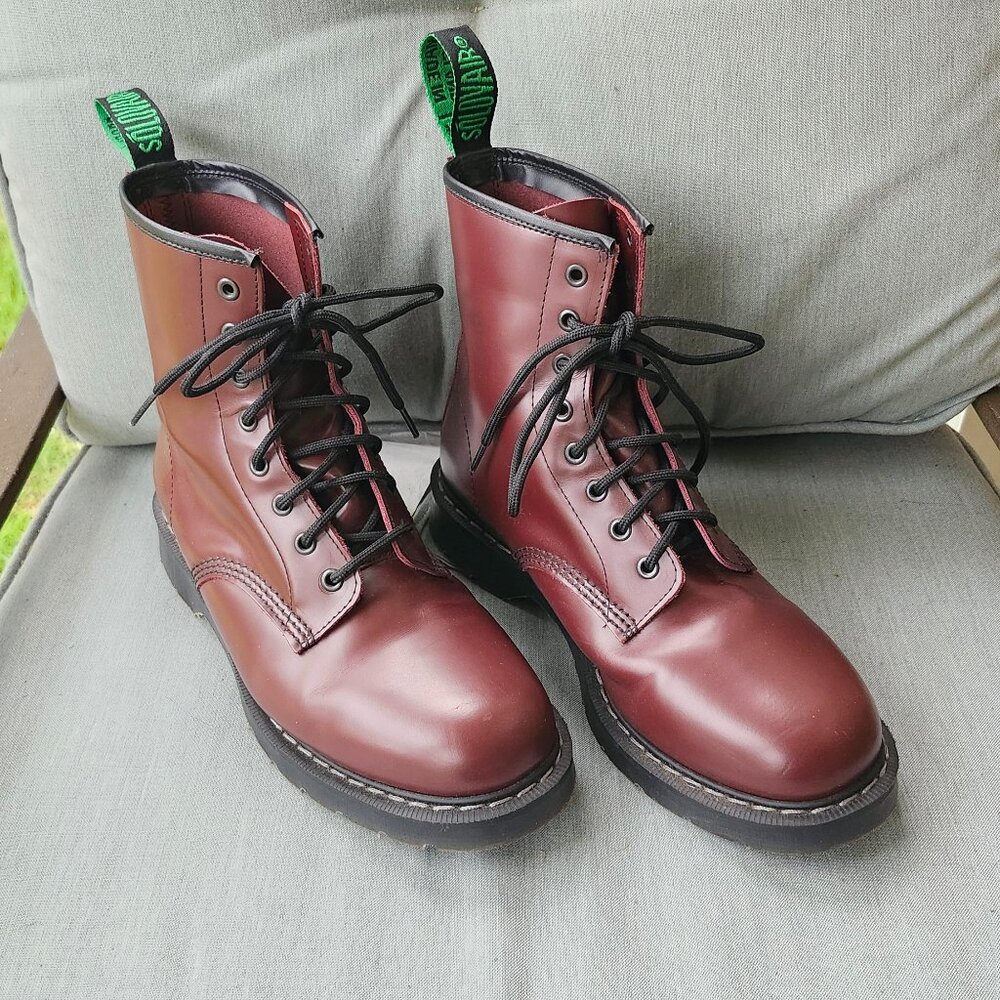 Solovair Oxblood Hi-8 Derby Boot